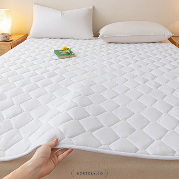 Brushed Fabric Mattress Topper | Mattress Protector