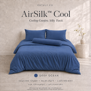 AirSilk™ DEEP OCEAN Cooling Bedsheet  (16Inch)
