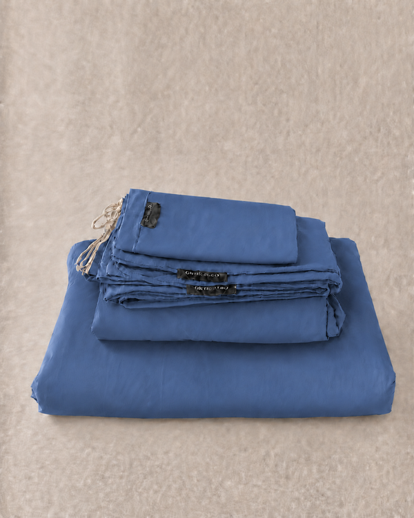 AirSilk™ DEEP OCEAN Cooling Bedsheet  (16Inch)