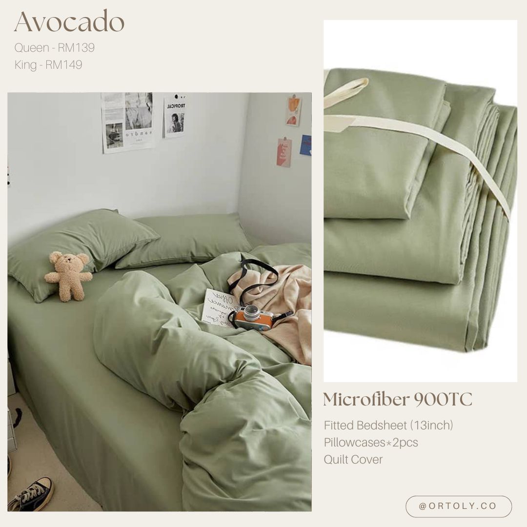 Microfiber Avocado Muji Series (14inch)