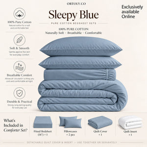 Cotton Sleepy Blue Japanese Style (14inch)