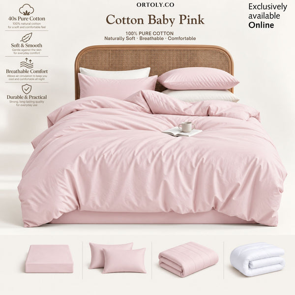 Cotton Baby Pink Japanese Style (14inch)