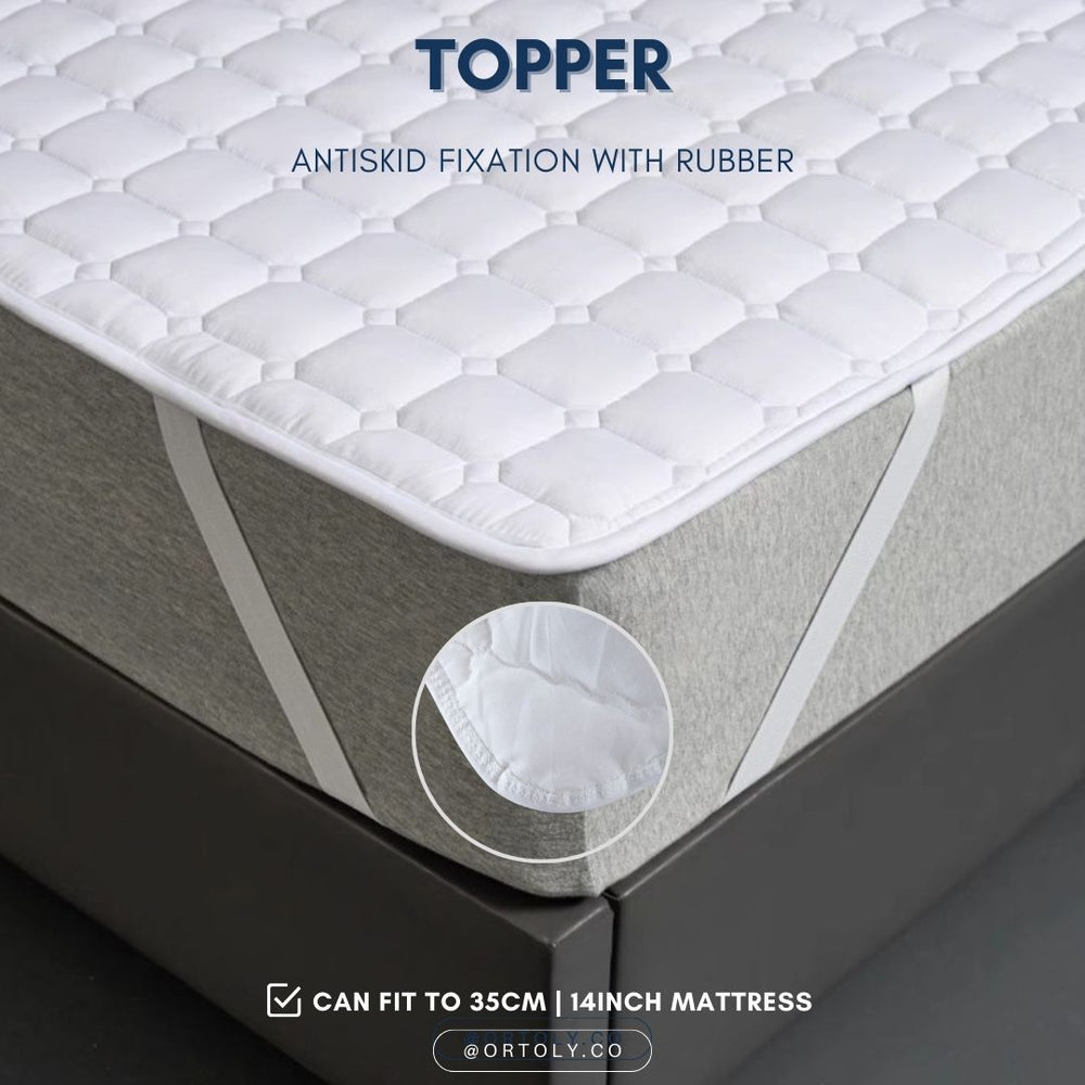 Brushed Fabric Mattress Topper | Mattress Protector