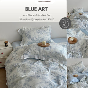 Microfiber BLUE ART Flora Series (14inch)