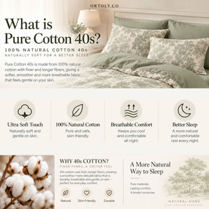 Cotton Dior Olive Flora Series (16inch)