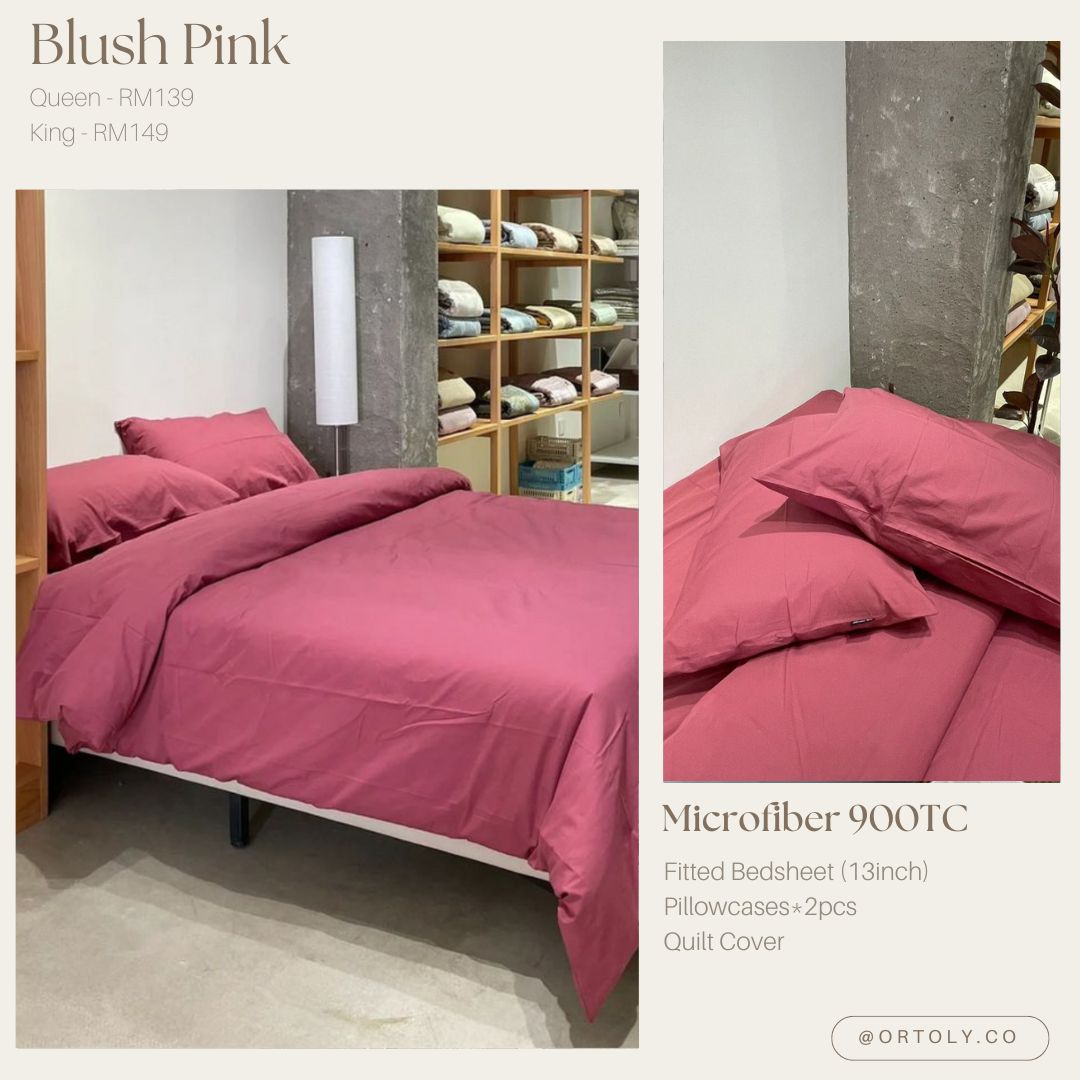 Microfiber Blush Pink Muji Series (13inch)