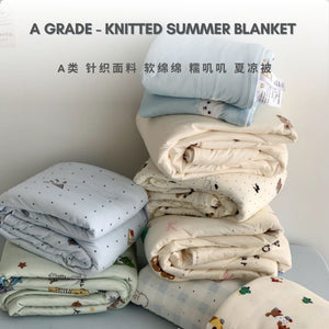 Grade A - Super Soft Knitted Fabric Blanket (Baby/Kids/Adult)