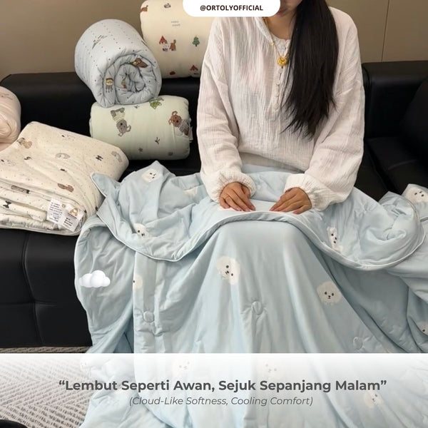 Grade A - Super Soft Knitted Cotton Blanket (Baby/Kids/Adult)