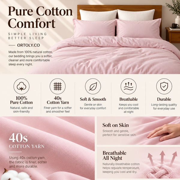 Cotton Baby Pink Japanese Style (14inch)