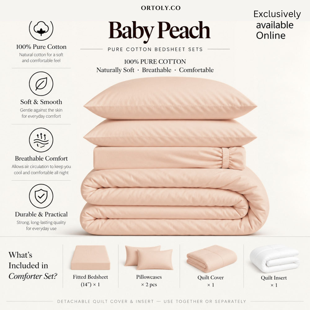 Cotton Baby Peach Japanese Style (14inch)