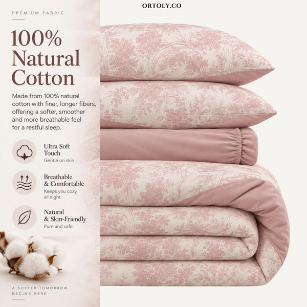 Cotton Dior Pink Flora Series (16inch)