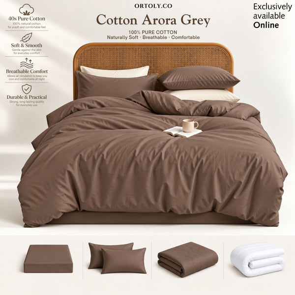 Cotton Arora Grey Japanese Style (14inch)