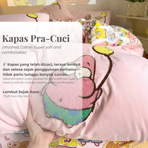 Washed Cotton PINK PATRICK Cartoon Series (14inch)