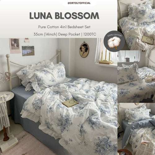 Cotton LUNAR BLOSSOM Flora Series (14inch)