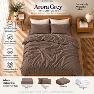 Cotton Arora Grey Japanese Style (14inch)