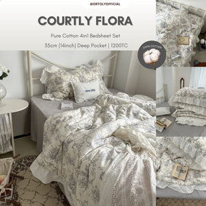 Cotton Courtly Floral Flora Series (14inch)