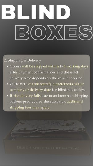 Blind Boxes (Please Read T&C Clearly before Place Order)