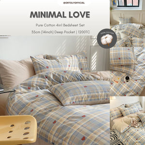 Cotton Minimal Love Flora Series (14inch)
