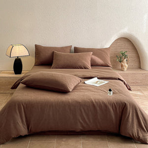 Cotton Jacquard 3-Layer COCOA BROWN Flora Series (16inch)