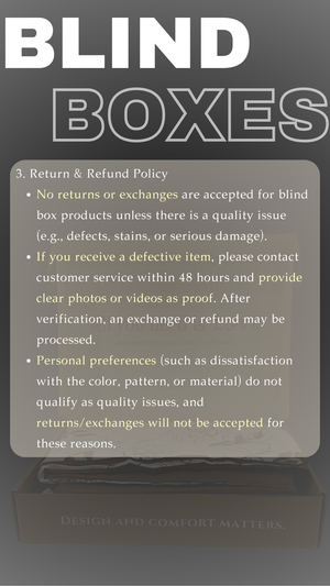 Blind Boxes (Please Read T&C Clearly before Place Order)