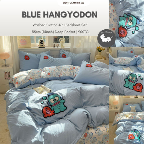 Washed Cotton BLUE HANGYODON Cartoon Series (14inch)