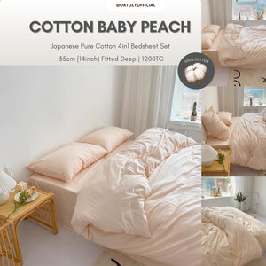 Cotton Baby Peach Japanese Style (14inch)