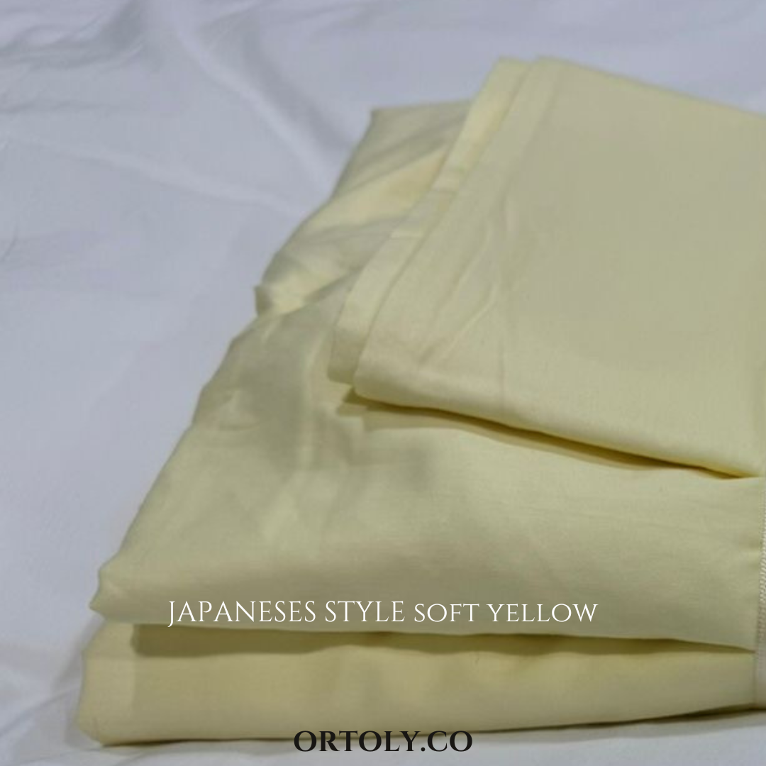 Cotton Soft Yellow Japanese Style (14inch)