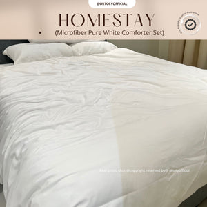 Microfiber Pure White Muji Series (14inch)