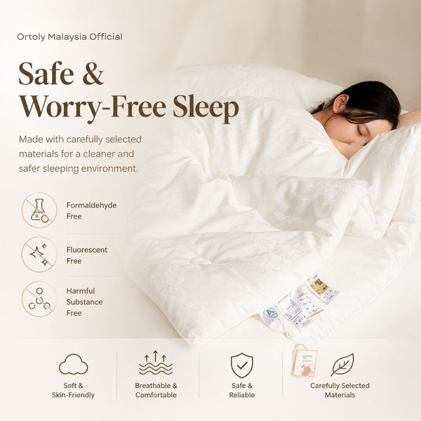 Premium Silk Blend Comforter | Mulberry Silk Quilt | Hotel Quality Soft & Fluffy Blanket