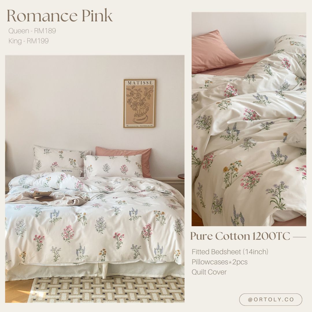 Cotton Romance Pink Flora Series (14inch)