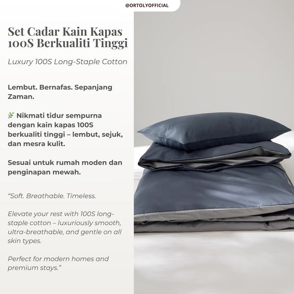 Cotton Long Staple MIDNIGHT FLOST Minimalist Series (16 Inch)