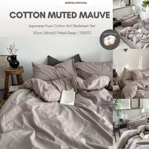 Cotton Muted Mauve Japanese Style (14inch)