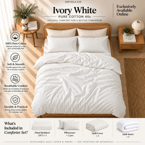 Cotton Ivory White Japanese Style(14inch)