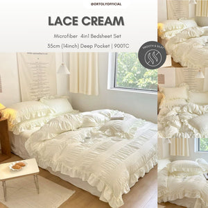 Washed Cotton LACE CREAM Lace Series (14inch)