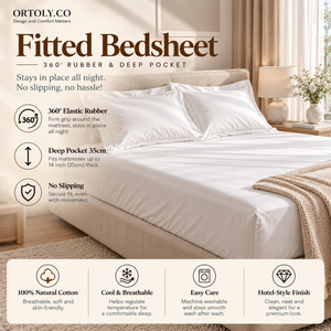 Cotton Sateen 5 🌟 HOTEL GRADE Bedsheets Set