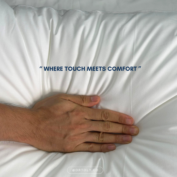 Cotton 5🌟 Hotel-Style Down Feather Pillow | 1100g 1200g Fill | Fluffy & Supportive