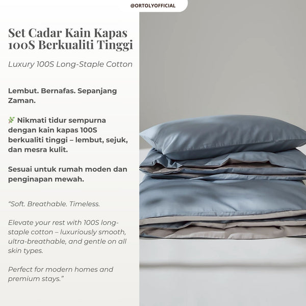 Cotton Long Staple BLUE MIRAGE Minimalist Series (16 Inch)