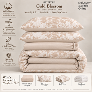 Cotton Gold Blossoms Flora Series (16inch)