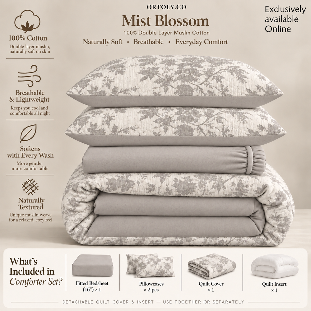 Cotton Mist Blossoms Flora Series (16inch)