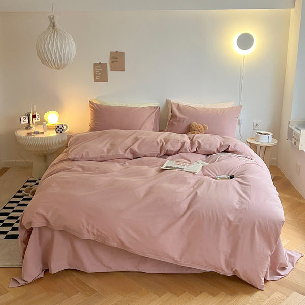 Microfiber Rose Pink Muji Series (14inch)
