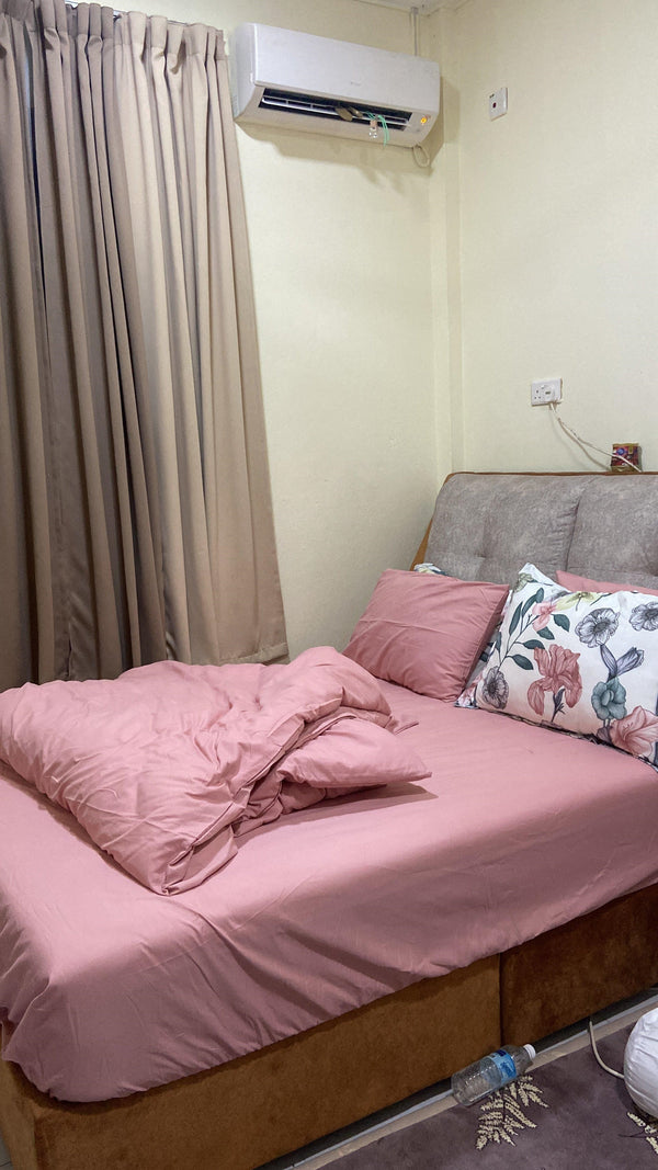 Microfiber Rose Pink Muji Series (14inch)