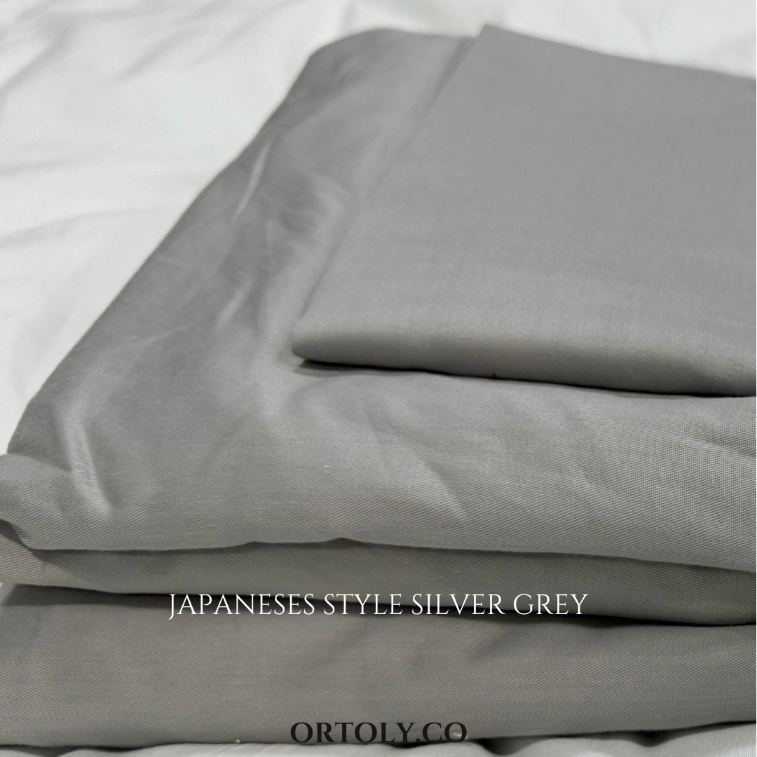 Cotton Silver Grey Japanese Style (14inch)