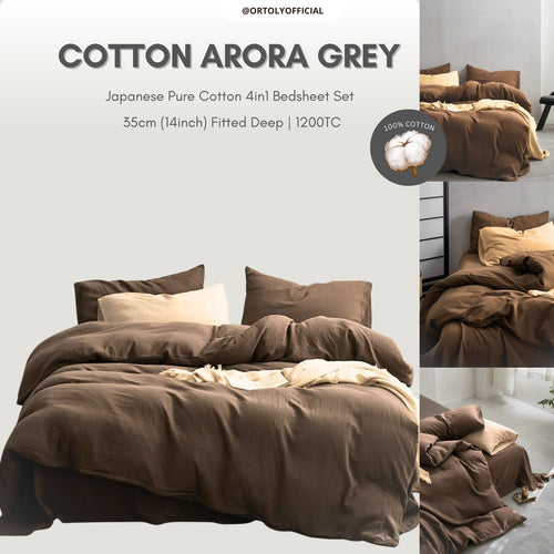 Cotton Arora Grey Japanese Style (14inch)