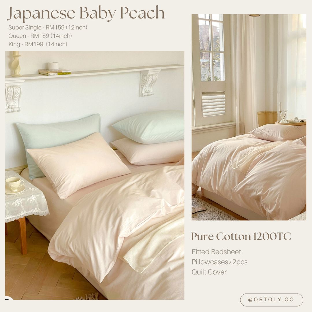 Cotton Baby Peach Japanese Style (14inch)