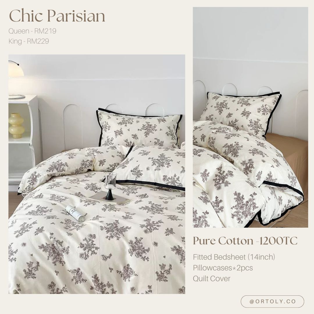 Cotton Chic Parisian Flora Series (14inch)