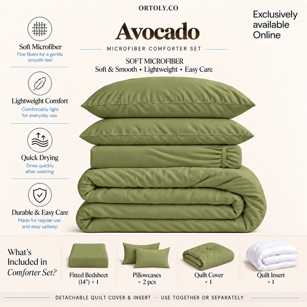 Microfiber Avocado Muji Series (14inch)