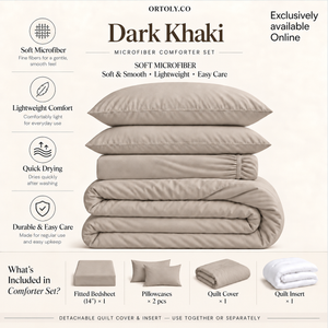 Microfiber Dark Khaki Muji Series (14inch)