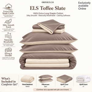 Cotton Long Staple TOFFEE SLATE Minimalist Series (16 Inch)