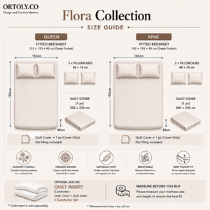 Cotton Dior Olive Flora Series (16inch)