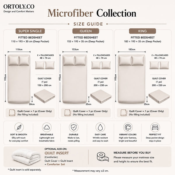 Microfiber All Black Muji Series (14inch)